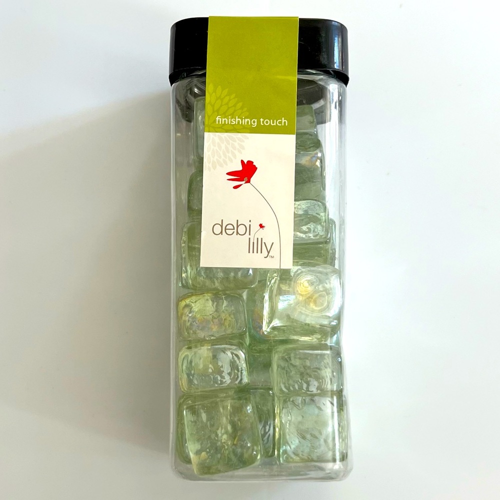 Vase Filler Stones Clear Glass Ice Cubes Floral Arrangements Decor Bowls